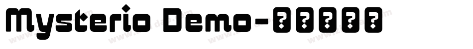 Mysterio Demo字体转换